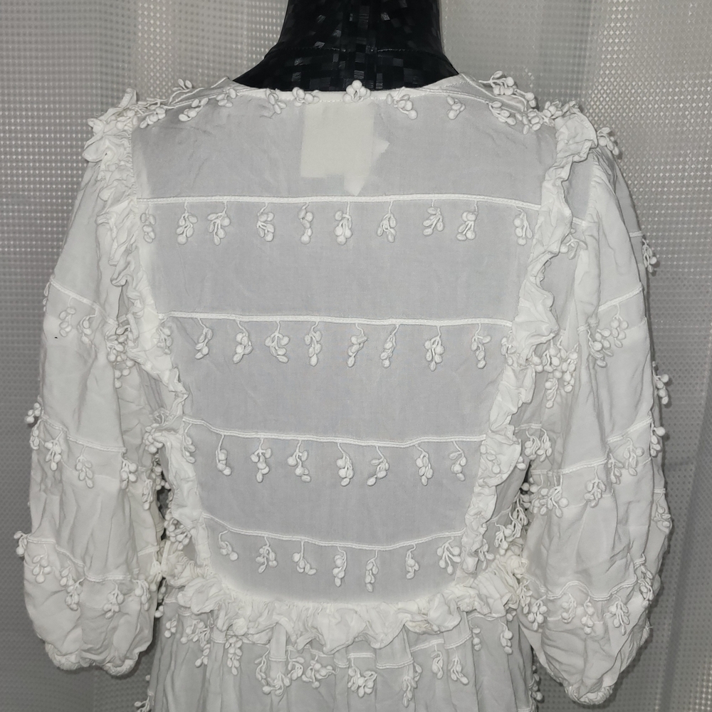 FARM Rio White Textured Dress - Picture 12 of 13